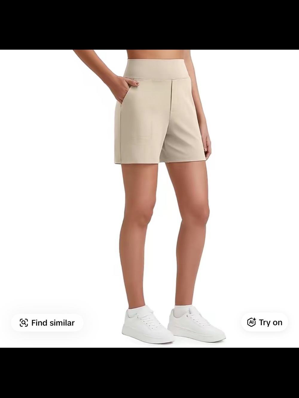 G4free High Waist Wide Leg Yoga Shorts 4”/5” inseam